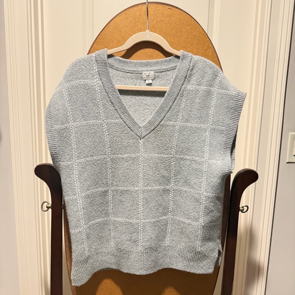 a new day Light Gray V-Neck Sweater Vest